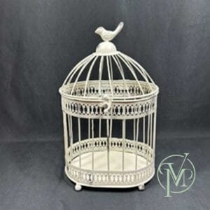 Small White Birdcage
