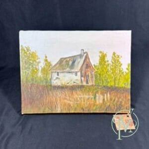 Small House Oil Painting