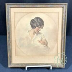 Antique Print Framed