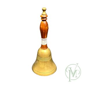 Vtg Brass School Bell