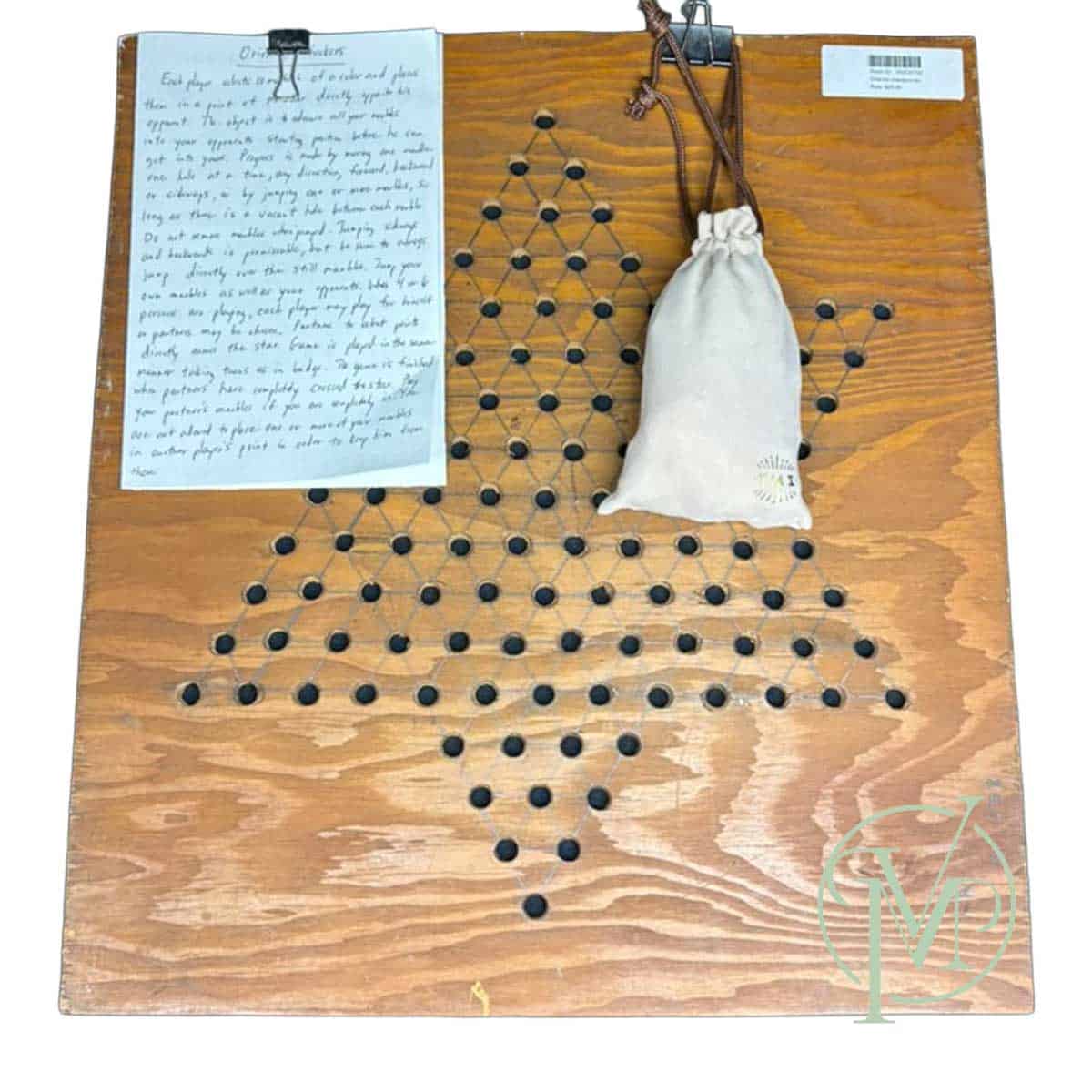 Oriental Checkers Board Game