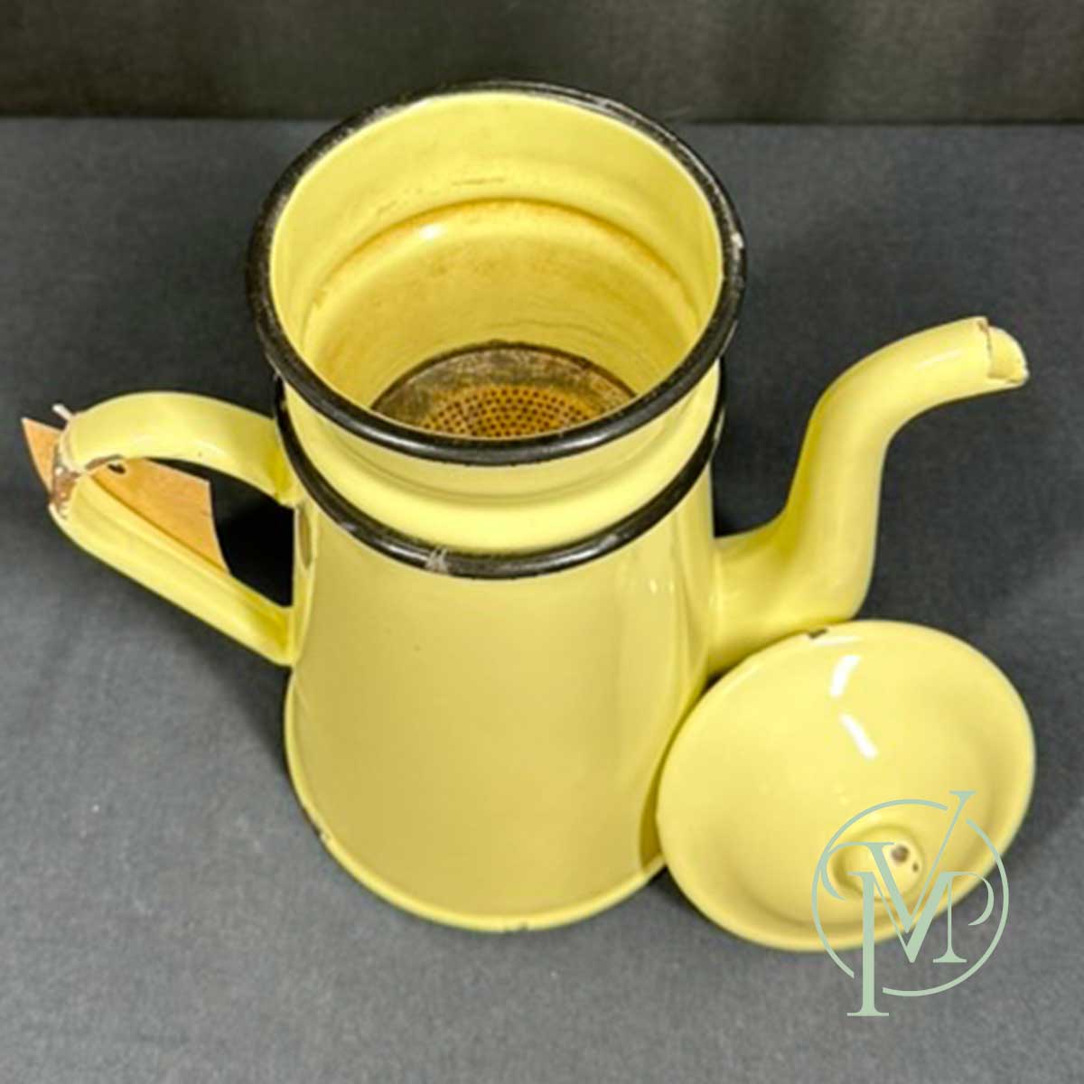 French Enamel Coffee Pot - Image 4