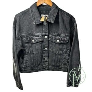 Rhinestone Fringe Denim