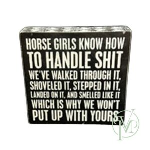 Horse Girl Sign