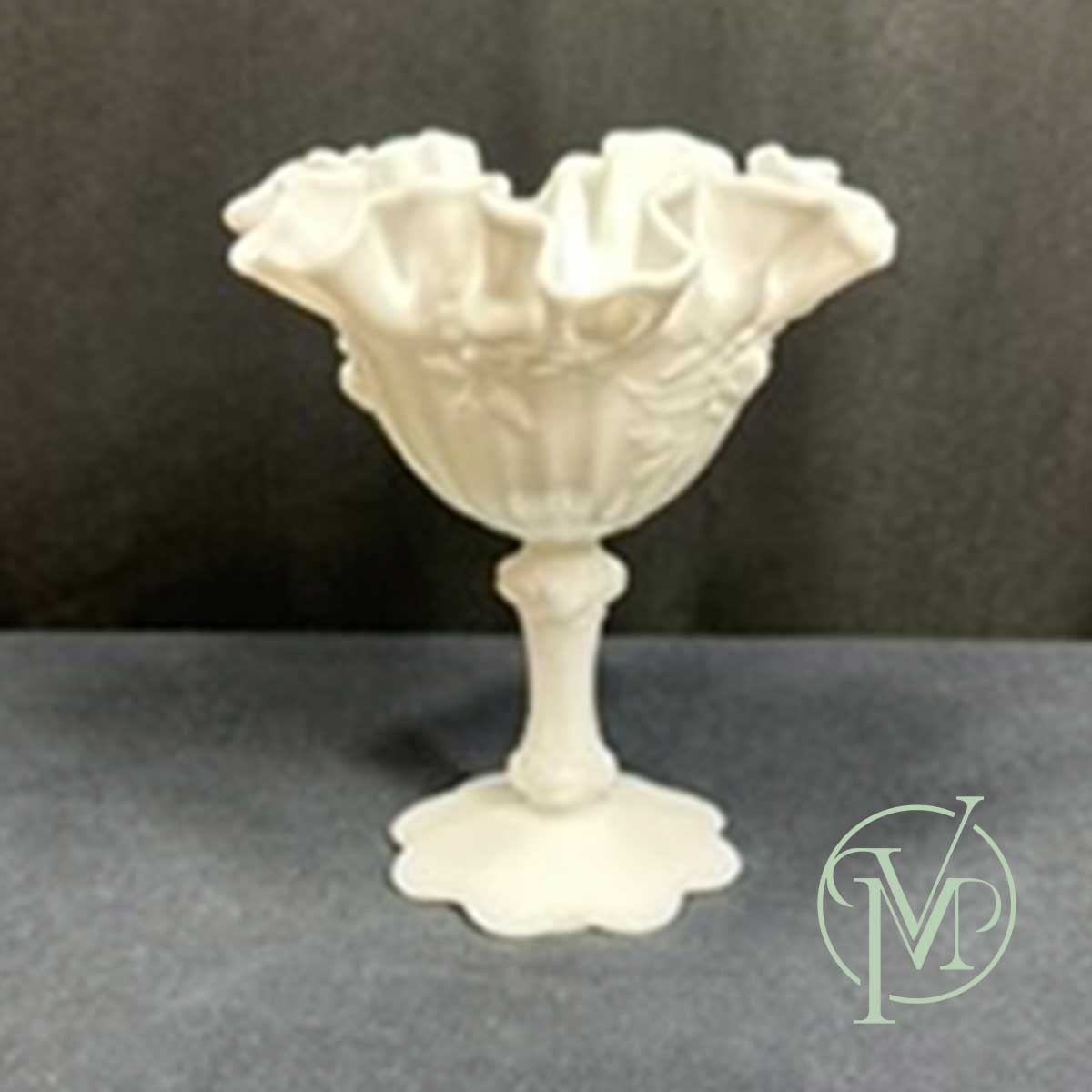 Milk Glass Compote - Image 4