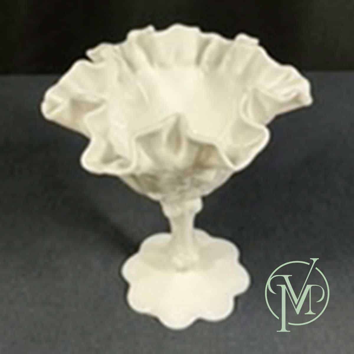 Milk Glass Compote - Image 3
