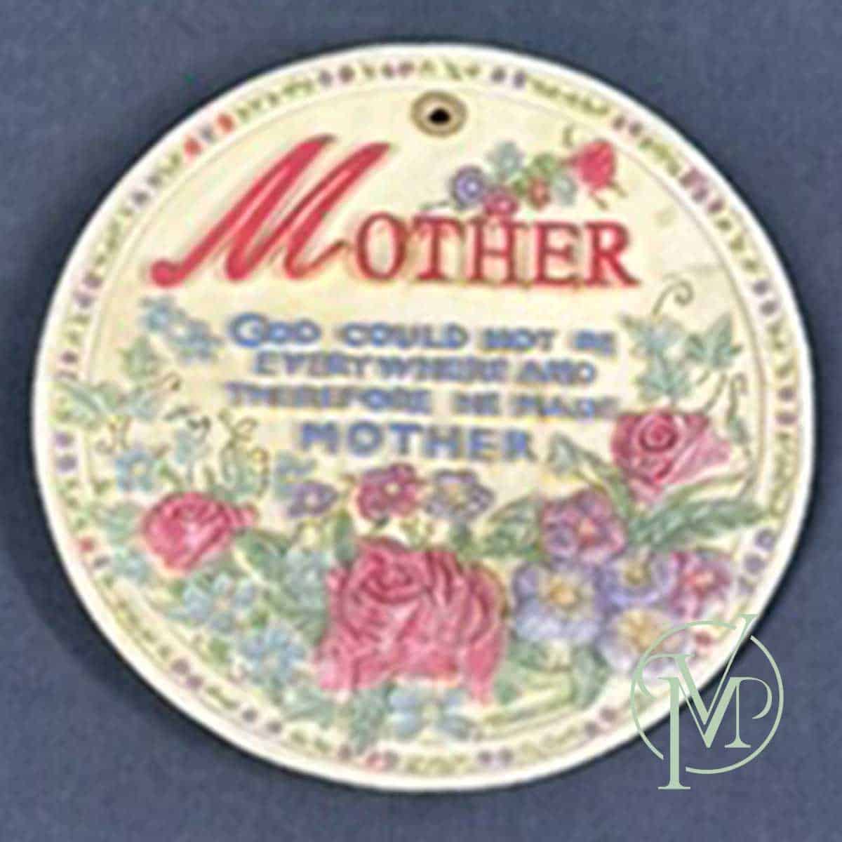 Mother Poem Plate