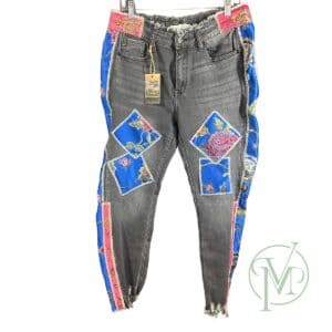 Patch Black Jeans