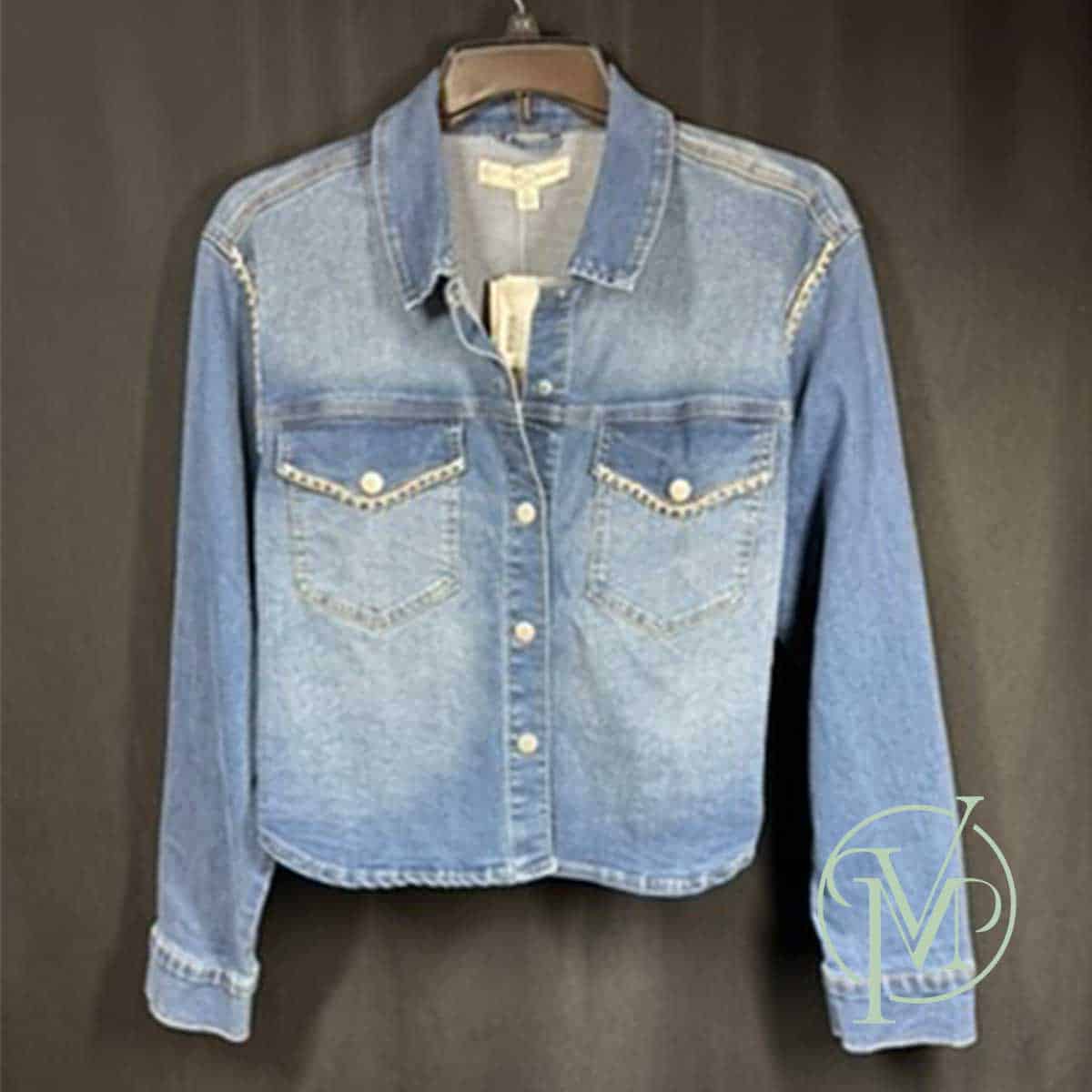 Rhinestone Denim Jacket