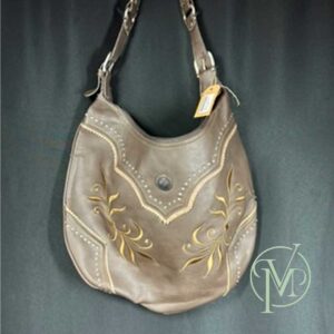 Brown Stitch Purse