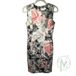 Grey Rose Dress