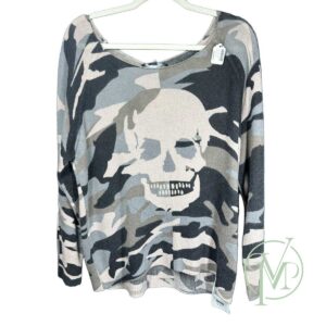 Skull Cashmere Black White