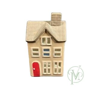Gray House Candle Holder