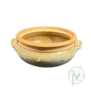Blue Brown Pottery Bowl