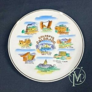 Vintage Colorado Plate